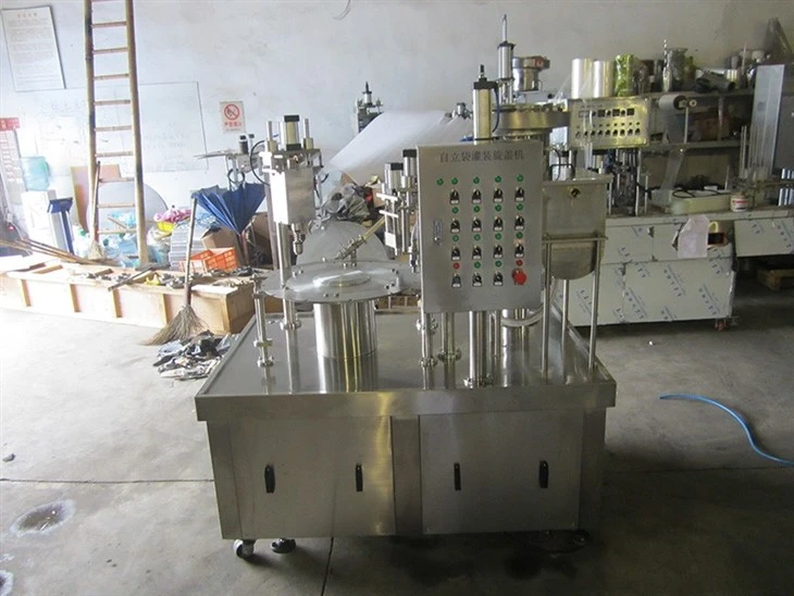 Juice Doypack Sechet Filling And Capping Machine