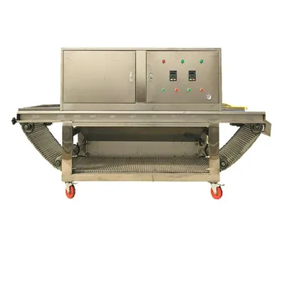 Голяма верижна машина за белене на лук